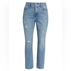 Good American- Good Classic Lightly Distressed Jeans